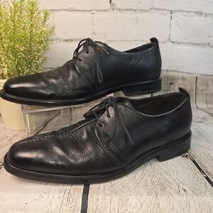 COLE HAAN BECKETT DERBY OXFORD SHOES LEATHER LACE UP MENS BLACK SIZE 9M